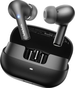 TOZO E2 Wireless Earbuds 10mm Drivers with Powerful Bass, App Customize 32 EQs, with 2 Mics AI Call Noise Cancellation, 30H Playtime, Bluetooth 5.3 Ear Buds, Comfort Fit in-Ear Headphones